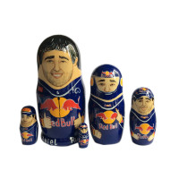 Matryoshka nesting doll Daniel Ricciardo Red Bull Free worldwide shipping