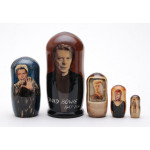 Exclusive Matryoshka nesting doll David Bowie. Free worldwide shipping.