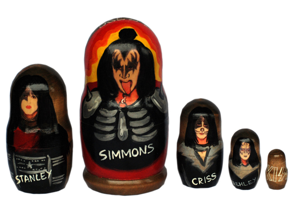 kiss nesting dolls